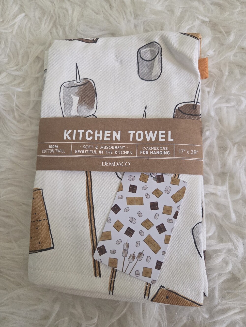 DEMDACO S'more Kitchen Hand Towel